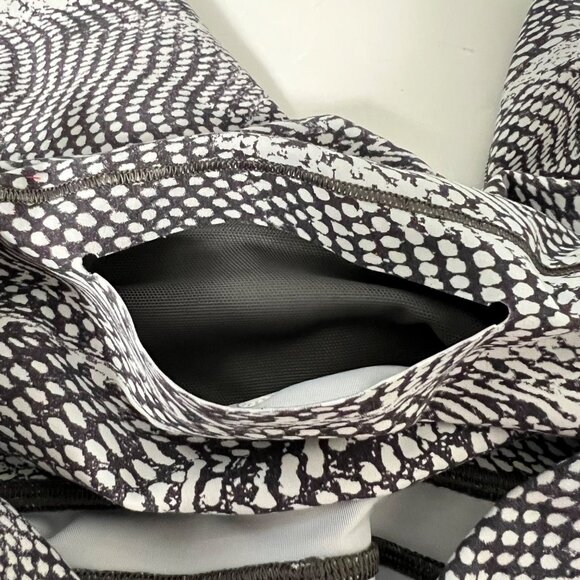 Lululemon Womens In Movement Crop Everlux 19 Swerve Vapor Metal Grey size 4 - Picture 11 of 13